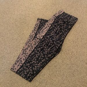 Saltwater Luxe Black and Pink Floral Pants